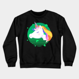 Unicorn St Patrick's Day Crewneck Sweatshirt